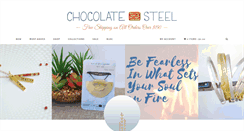 Desktop Screenshot of chocolateandsteel.com